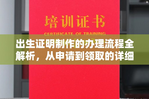 峨眉山出生证明制作的办理流程全解析，从申请到领取的详细指南